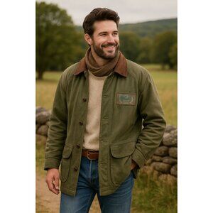 VINTAGE G-III Genuine Leather Field Jacket (Duck Label) – Made in Korea – Size M